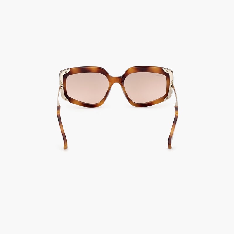 MaxMara Geometric Sunglasses in Tortoise - Image 5